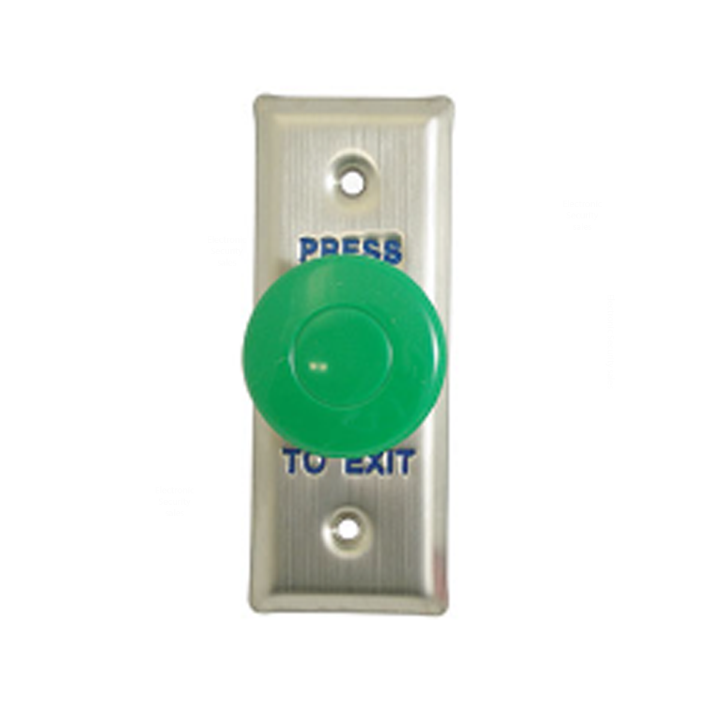 Request to Exit Button with Green Cap for Access Control